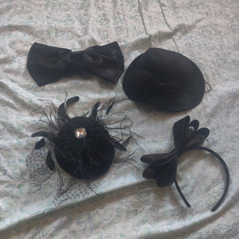 Vintage style Pinup hats and hair accessories
